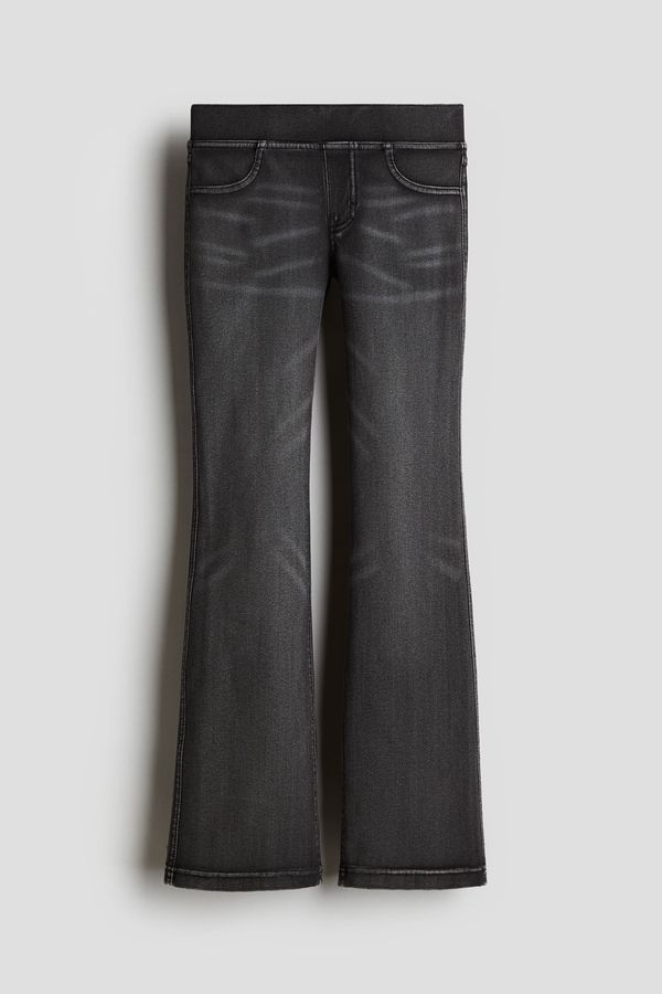 Pantalón flared de punto