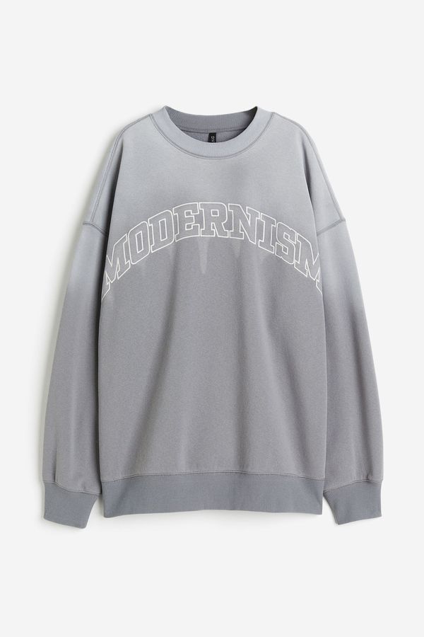 Polerón oversize con estampado