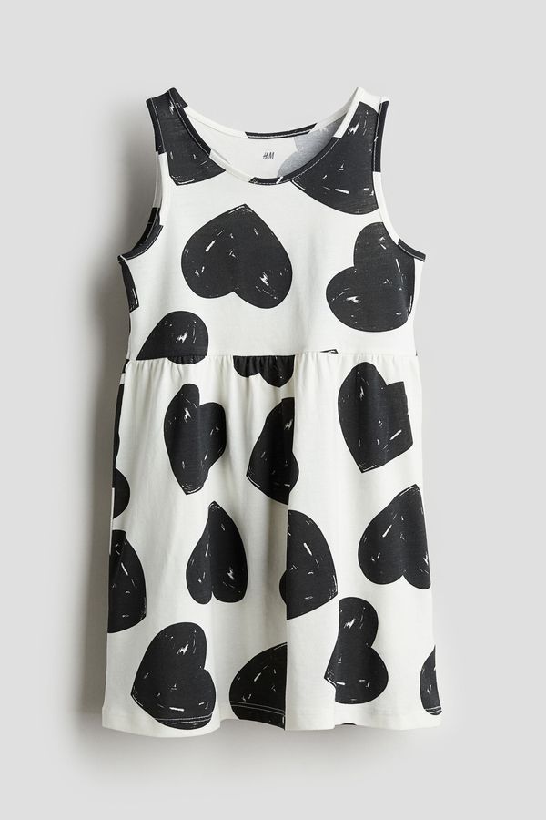 Vestido estampado de algodón