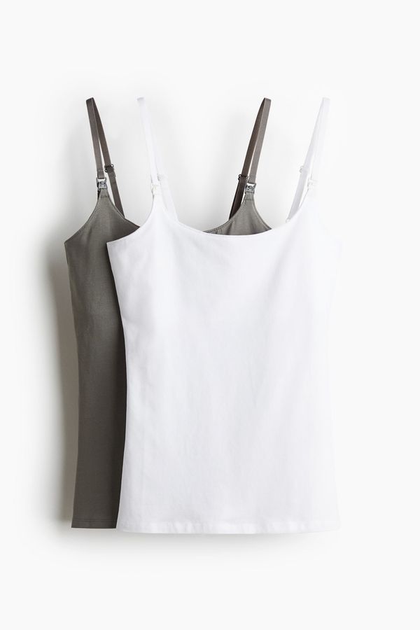 MAMA Pack de 2 poleras de lactancia con tirantes