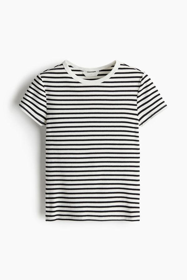 Polera acanalada