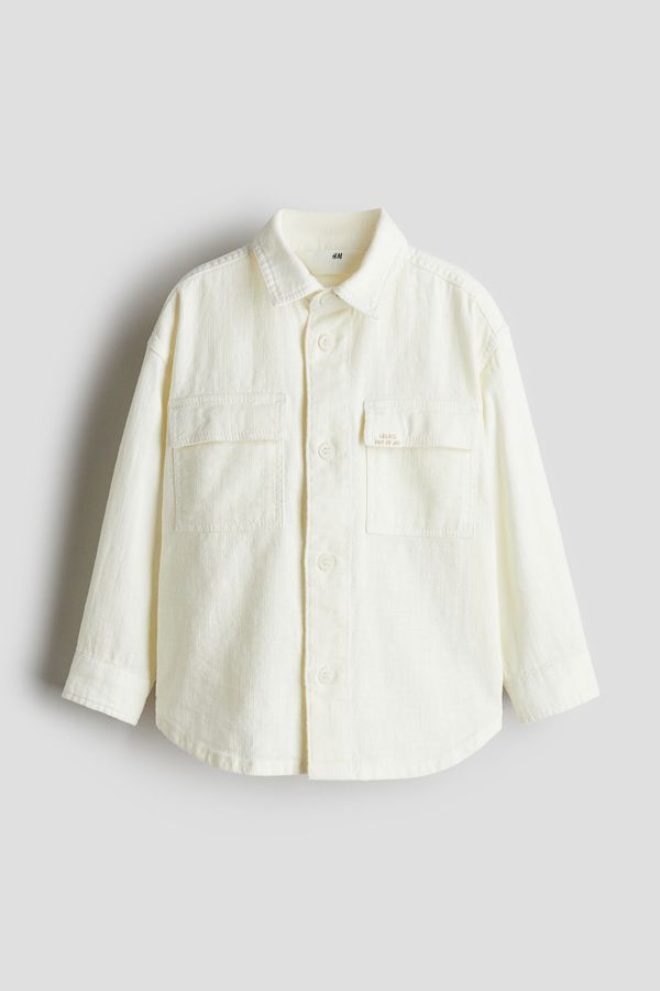 Camisa de algodón de calce holgado