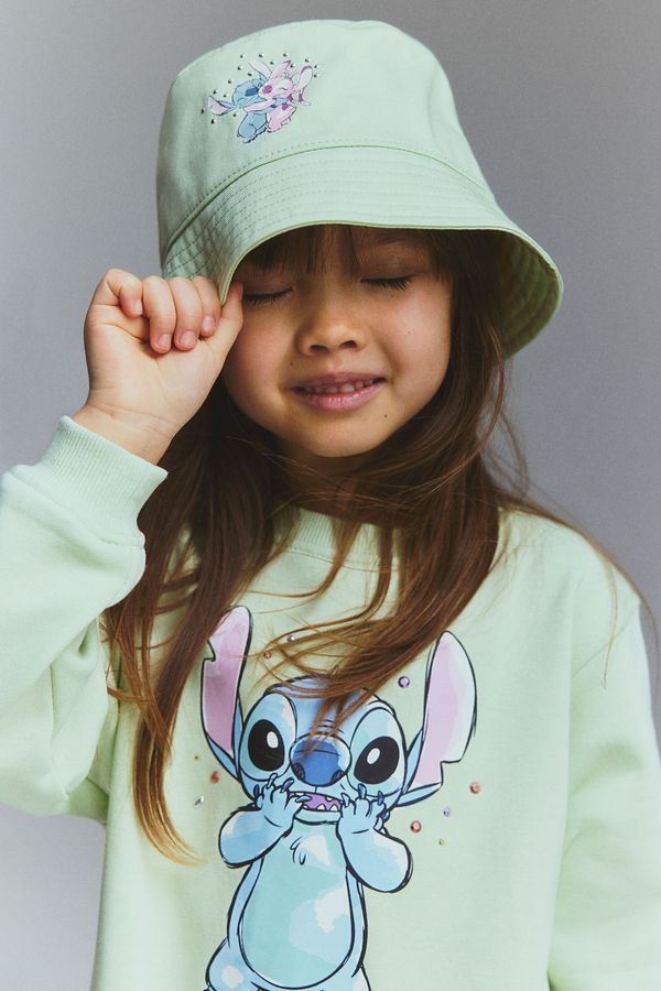 Sombrero bucket con motivo estampado