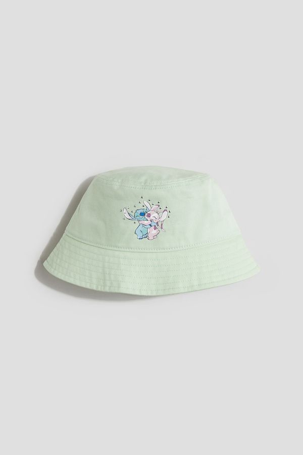 Sombrero bucket con motivo estampado