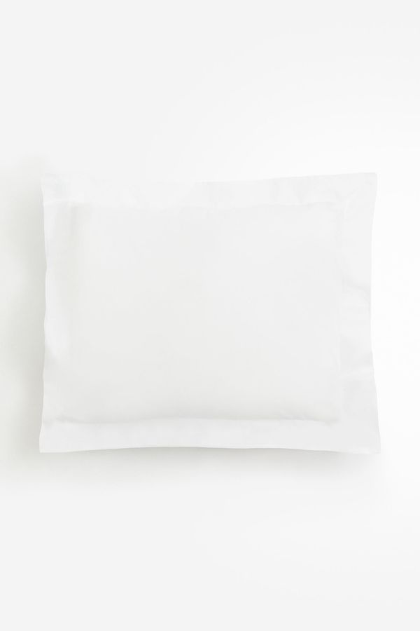 Funda de almohada en percal de algodón