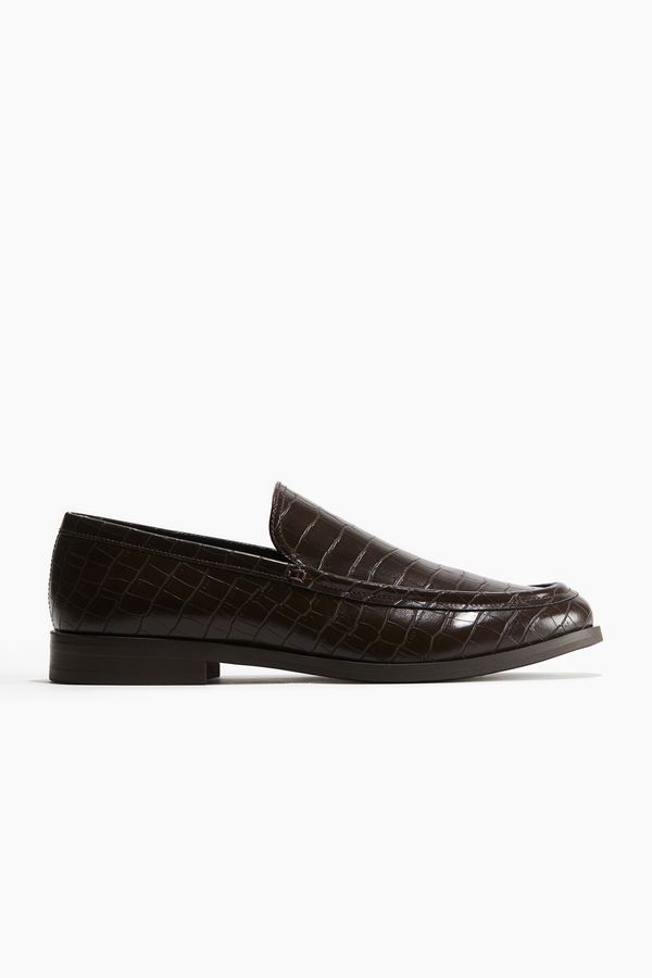 Mocasines efecto piel de cocodrilo