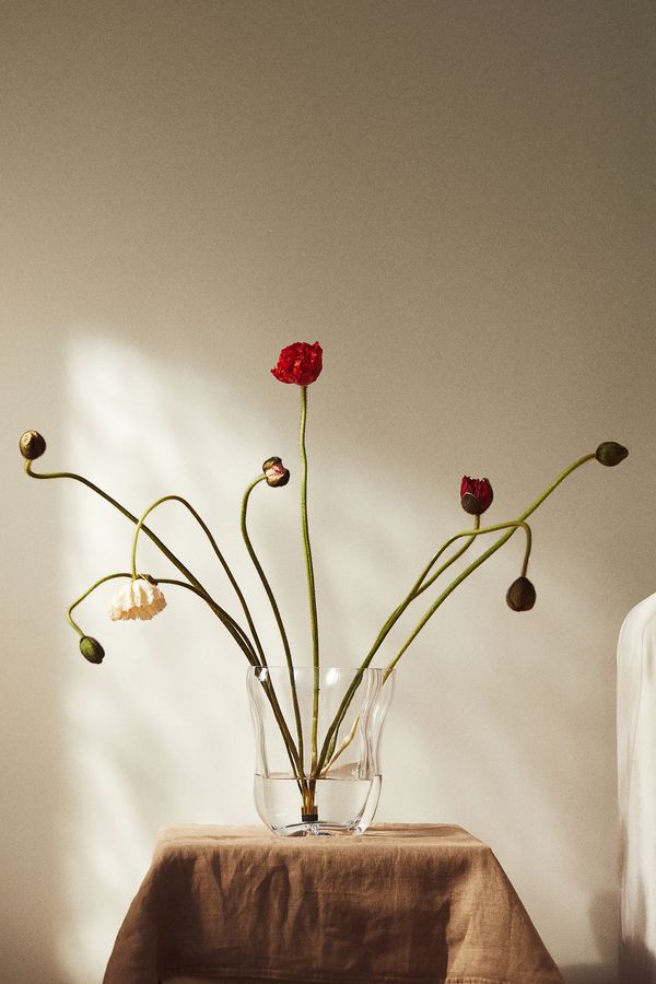 Florero grande de vidrio