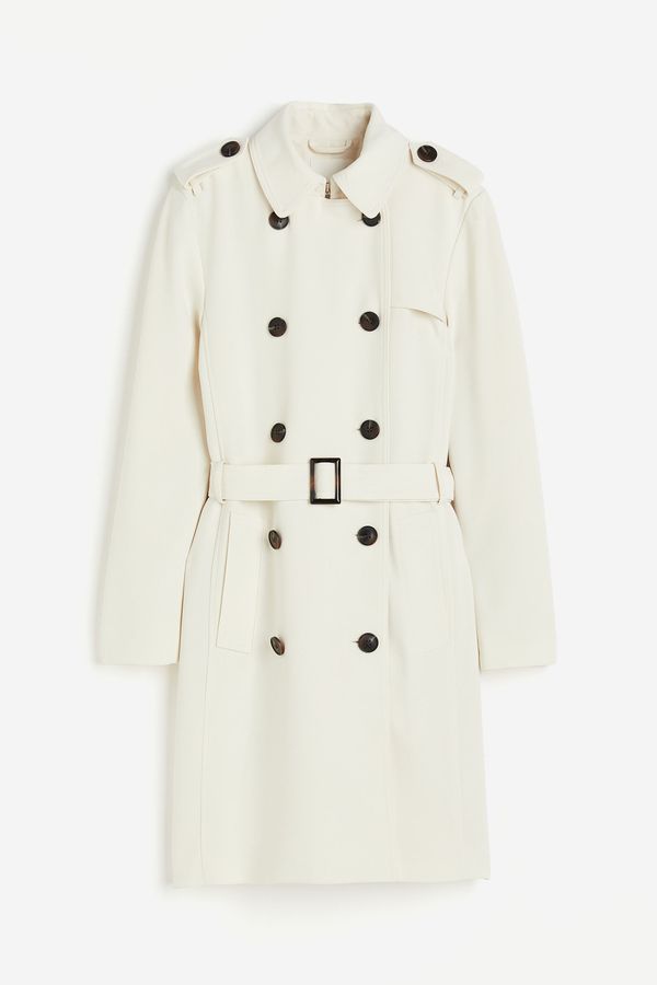 Trenchcoat de doble botonadura
