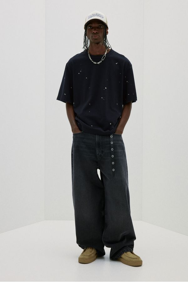 Polera con estampado Oversized Fit