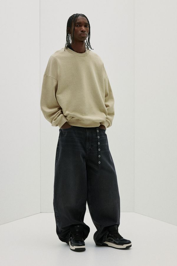 Polerón efecto lavado Oversized Fit