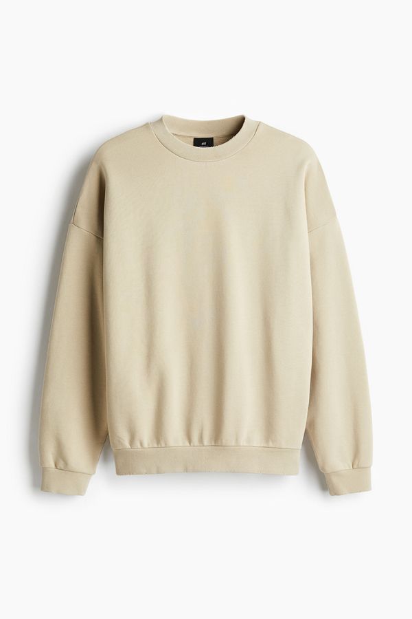 Polerón efecto lavado Oversized Fit