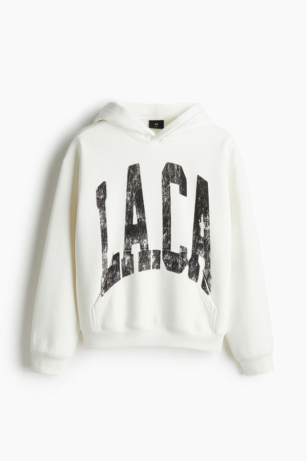 Polerón hoodie con estampado Loose Fit