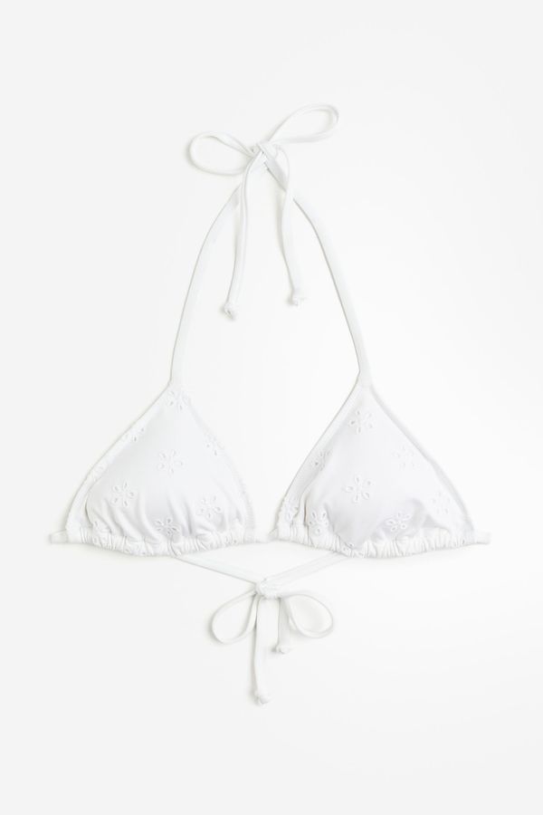 Top de bikini de triángulo con relleno
