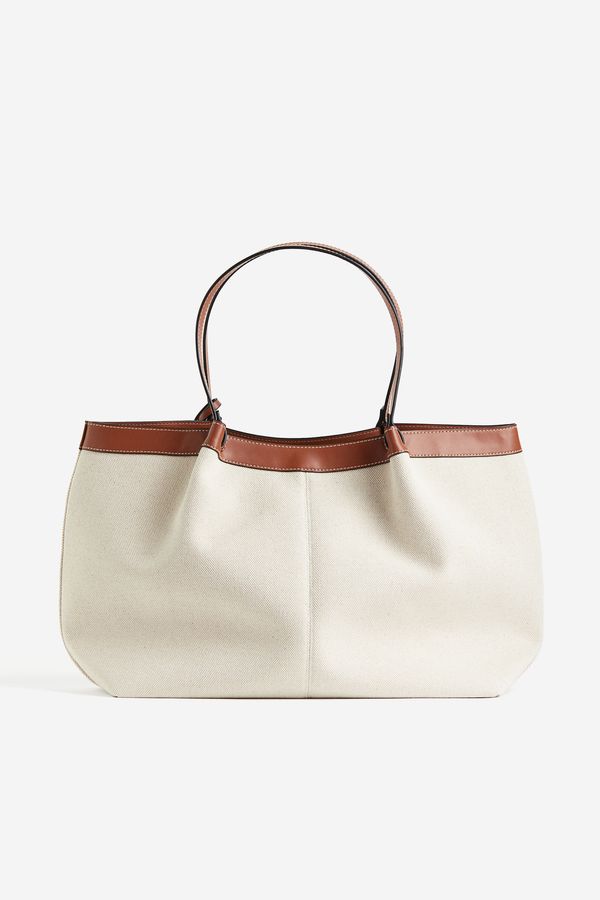 Bolso shopper grande de lona