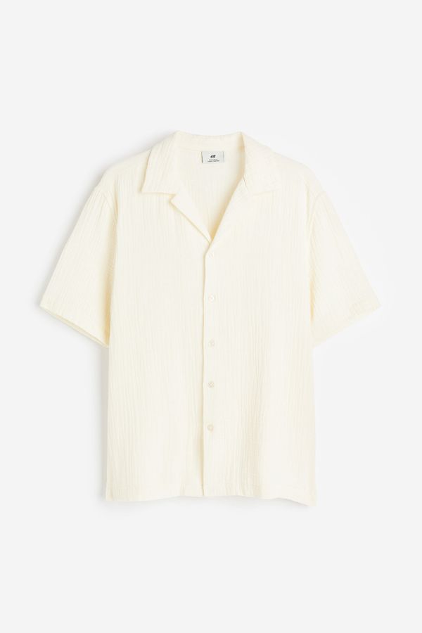Camisa resort en muselina Regular Fit
