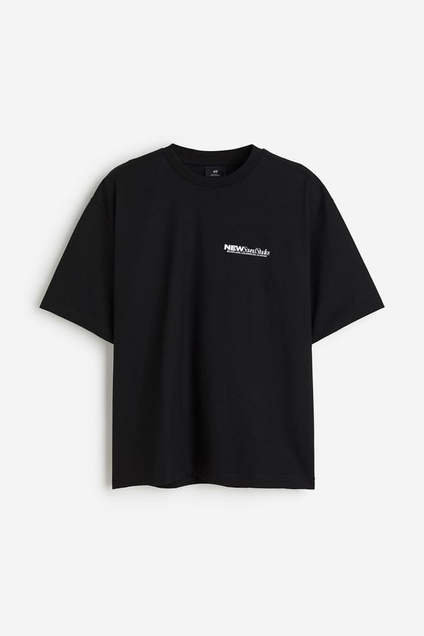 Polera con motivo estampado Oversized Fit