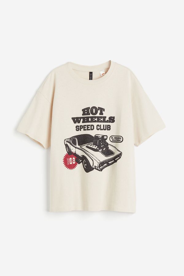 Polera oversize con estampado