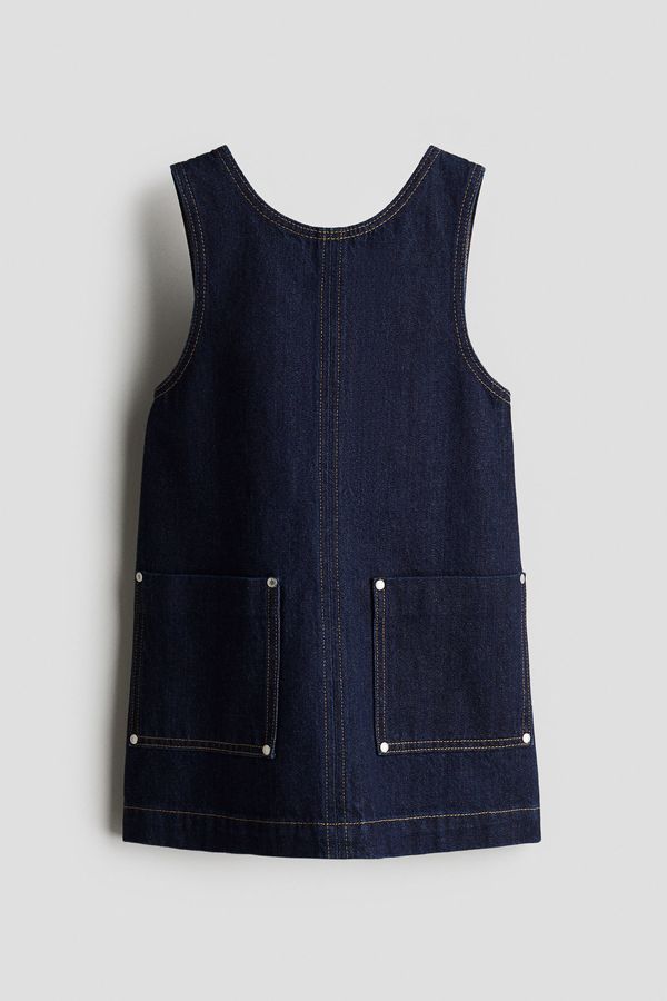 Vestido delantal denim