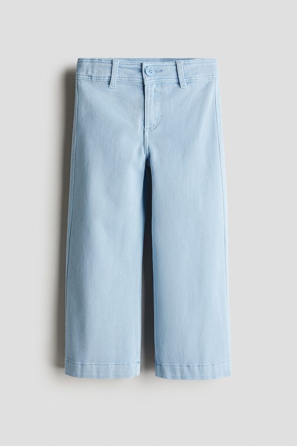 Pantalón amplio de sarga