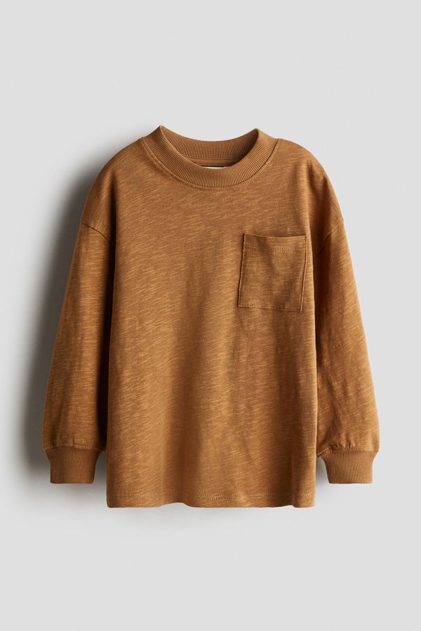 Polera de manga larga en punto