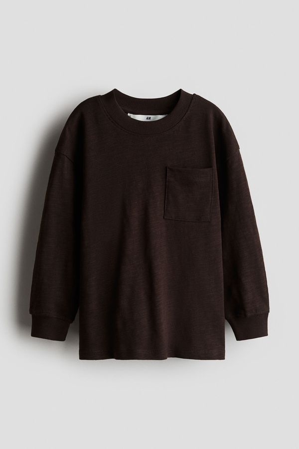 Polera de manga larga en punto