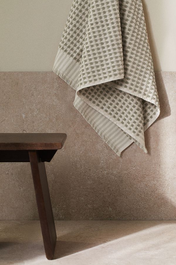 Toalla de baño estampada en algodón terry