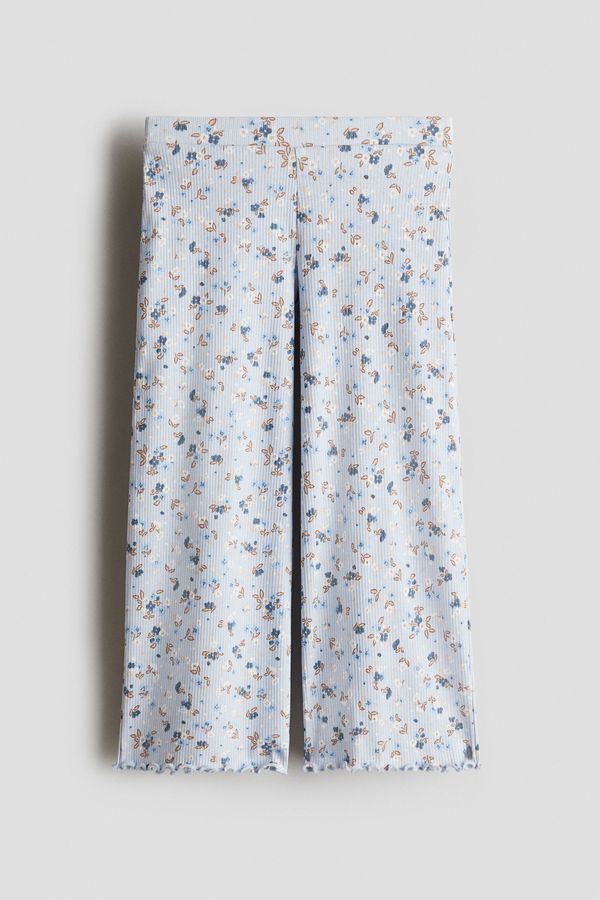 Pantalón de algodón acanalado