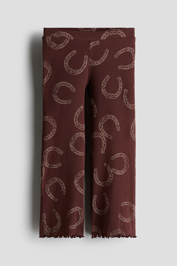 Pantalón de algodón acanalado