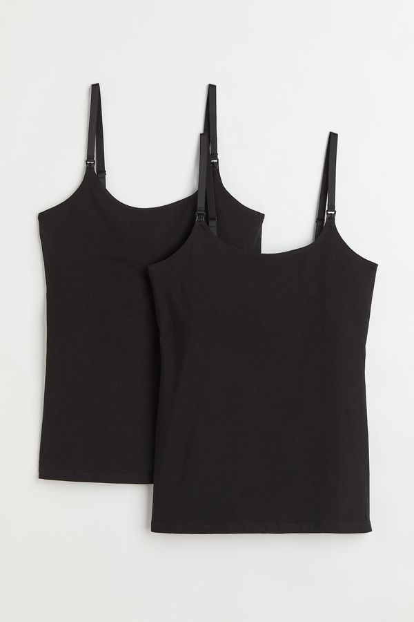 MAMA Pack de 2 poleras de lactancia con tirantes