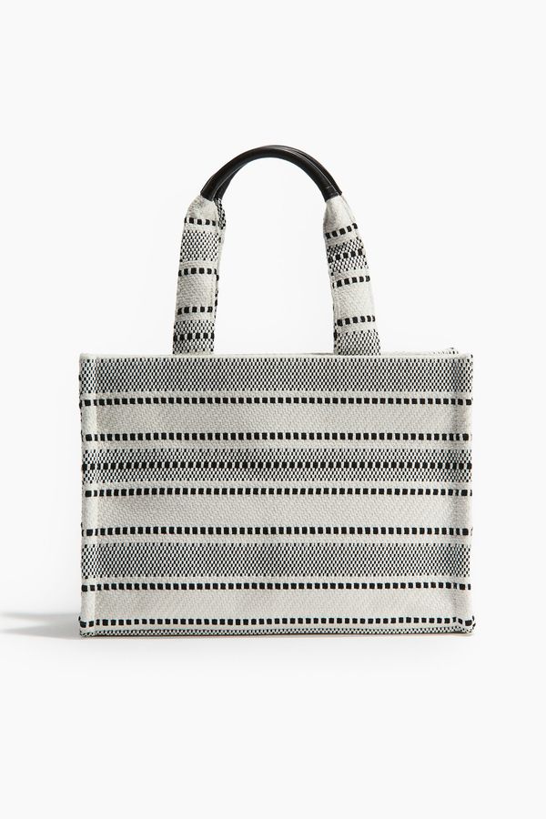 Bolso shopper en mezcla de algodón