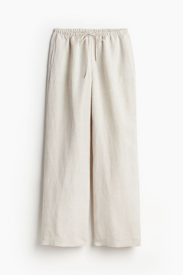 Pantalón en mezcla de lino
