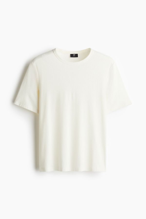 Polera acanalada Slim Fit