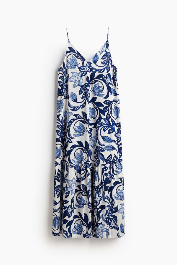 Vestido evasé largo