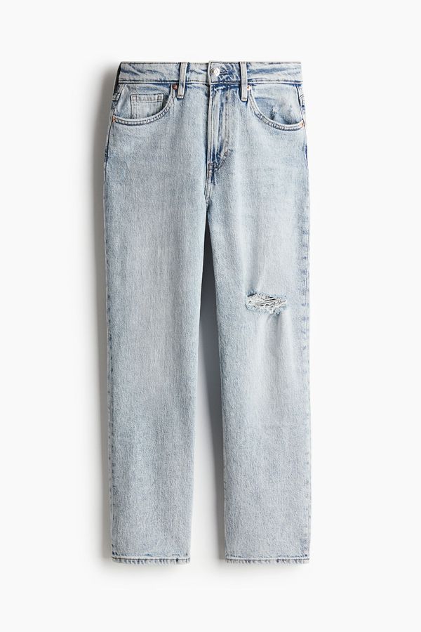 Curvy Fit Slim Straight High Ankle Jeans