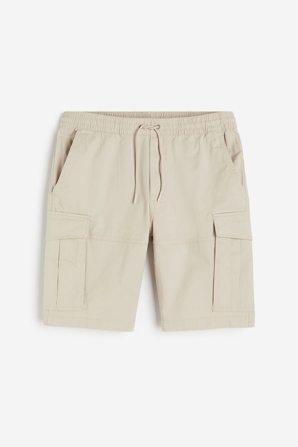 Bermudas cargo de sarga Regular Fit