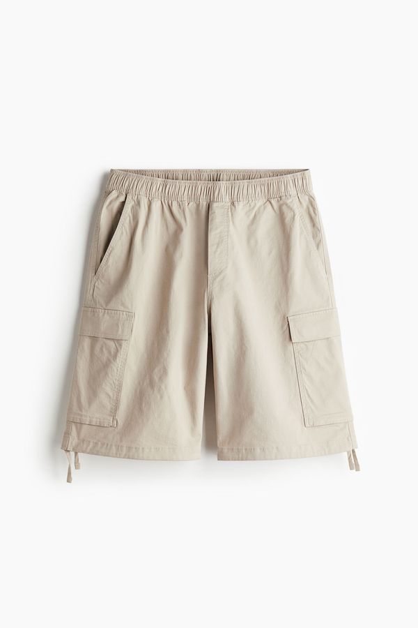 Bermudas cargo de sarga Loose Fit