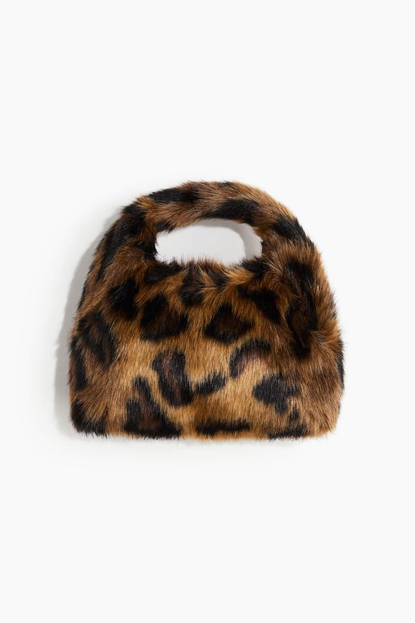 Cartera cruzada efecto peludo