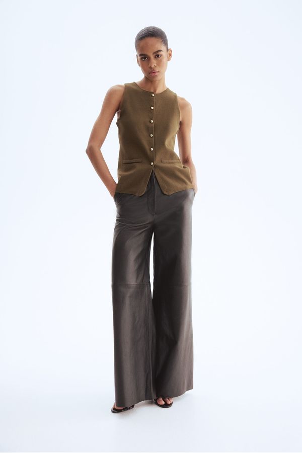 Gilet en punto tupido