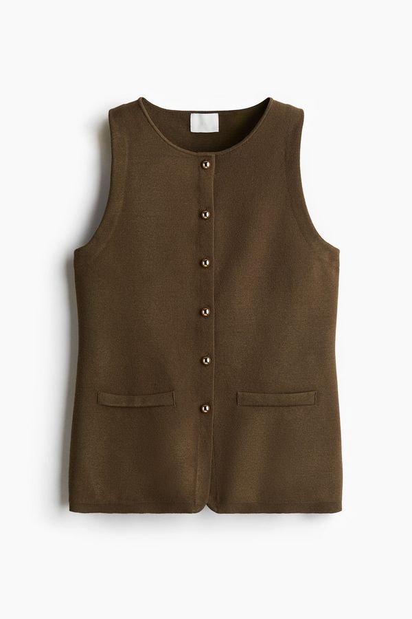 Gilet en punto tupido