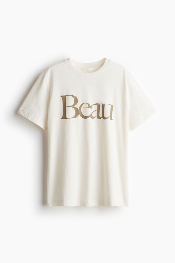 Polera con motivo estampado