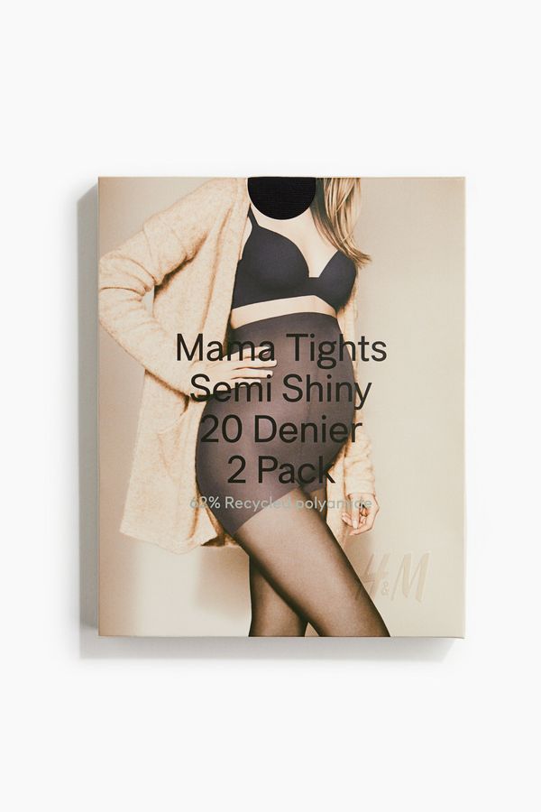 MAMA Pack de 2 medias 20 deniers