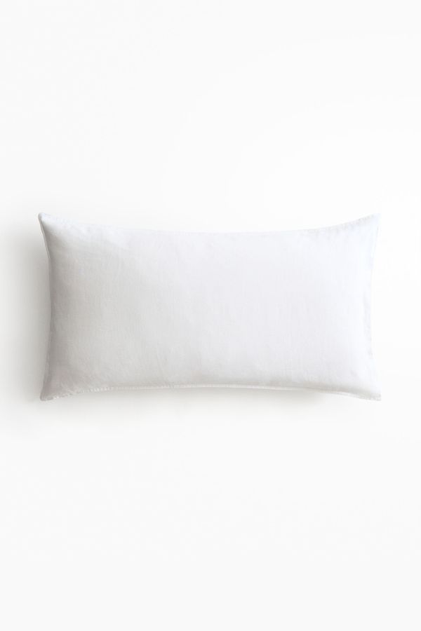 Funda de almohada de lino