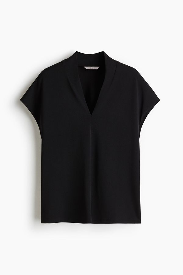 Blusa con escote en V