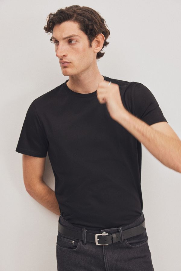 Polera en algodón pima Slim Fit