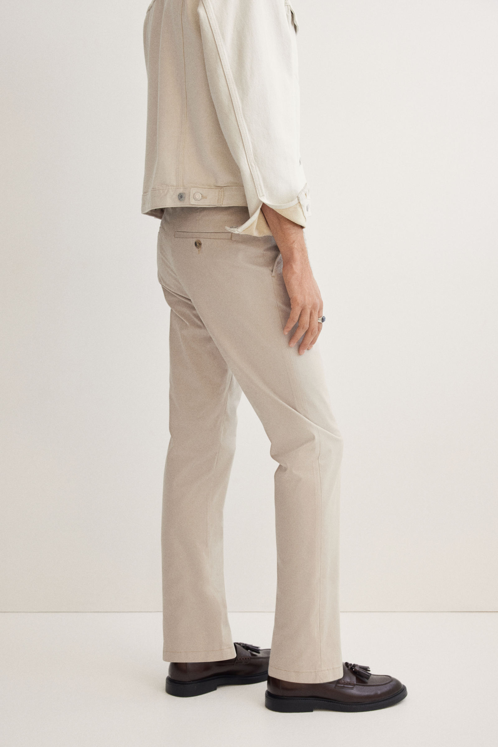 Pantalón Chino Pantalones Lino Hombre Tallas Grandes Pantalón