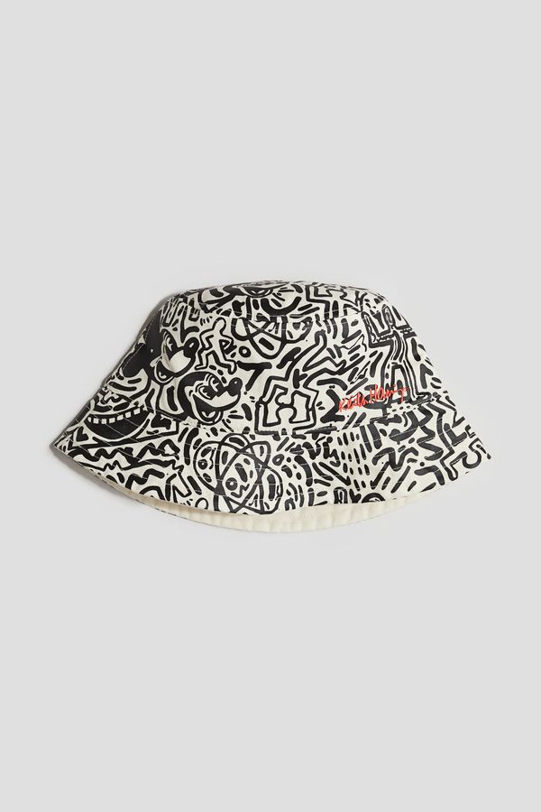Sombrero bucket en sarga con diseño estampado