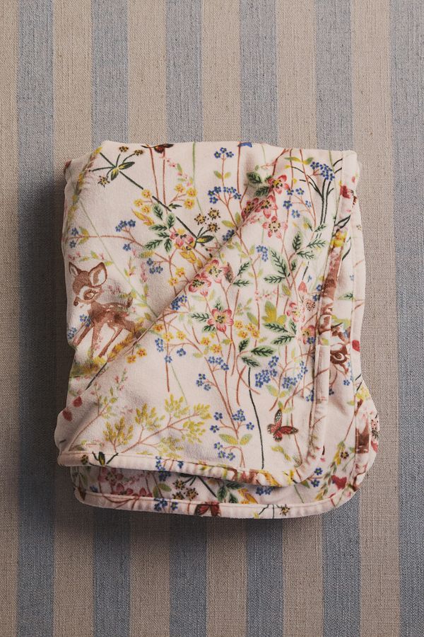 Manta estampada de felpa