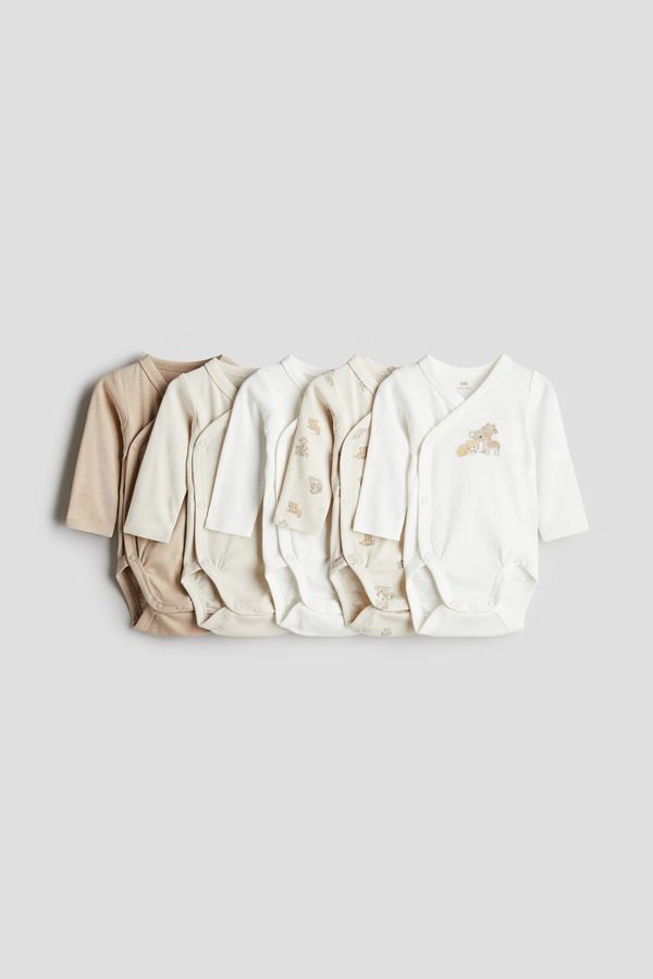 Pack de 5 bodies cruzados