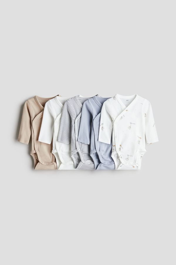 Pack de 5 bodies cruzados