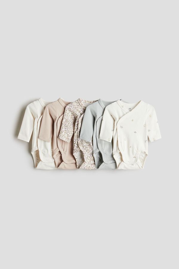 Pack de 5 bodies cruzados